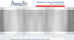 Desktop Screenshot of aluminarte.com.mx